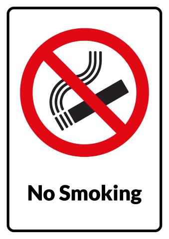 cool no smoking signs