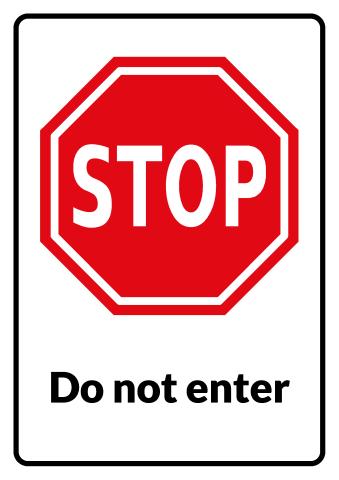 yield sign template